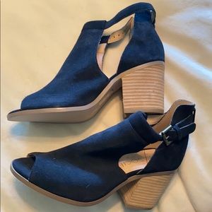 Sole Society Navy booties